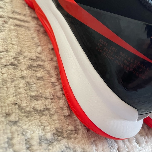 Nike Lebron Witness V 5 Bred 11.5 Black Red Crimson CQ9380 005 Shoe Sneaker Mens - Picture 8 of 10